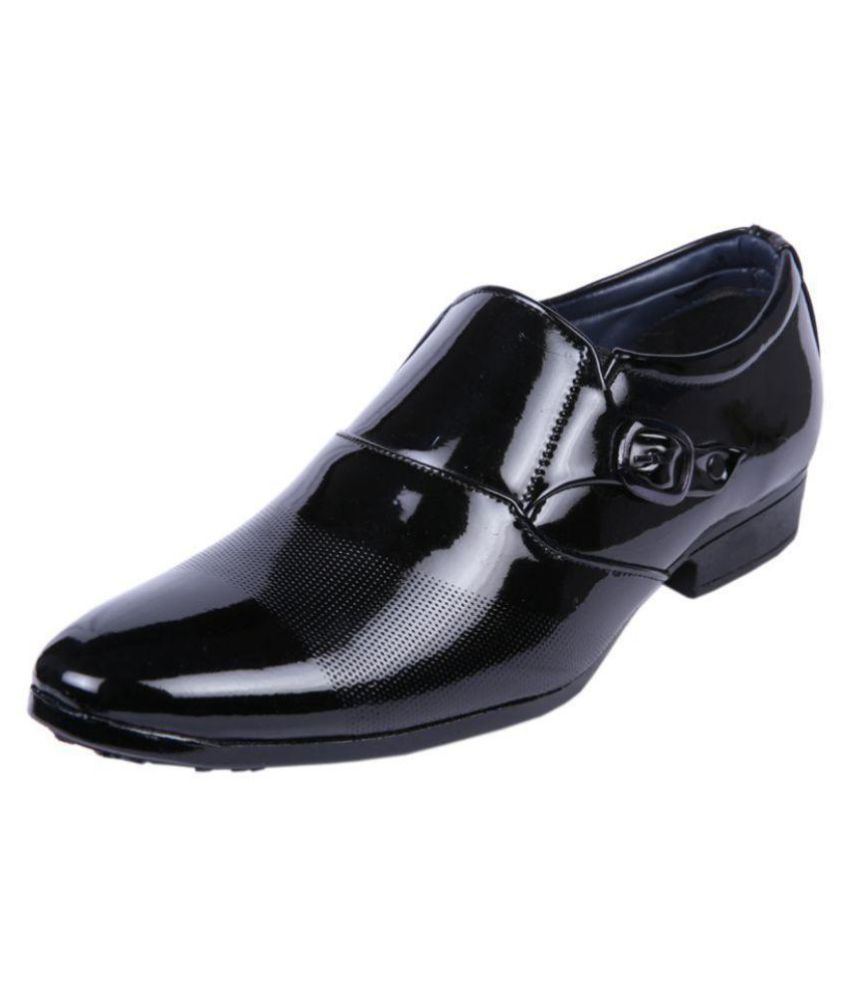 Advanced Party Non-Leather Black Formal Shoes Price in India- Buy ...