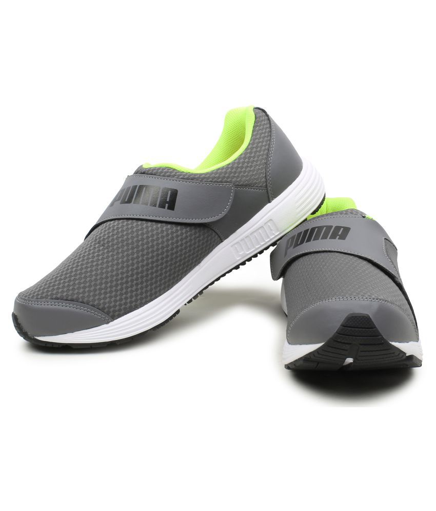 Puma Reef Slip-On IDP Gray Running Shoes - Buy Puma Reef Slip-On IDP ...