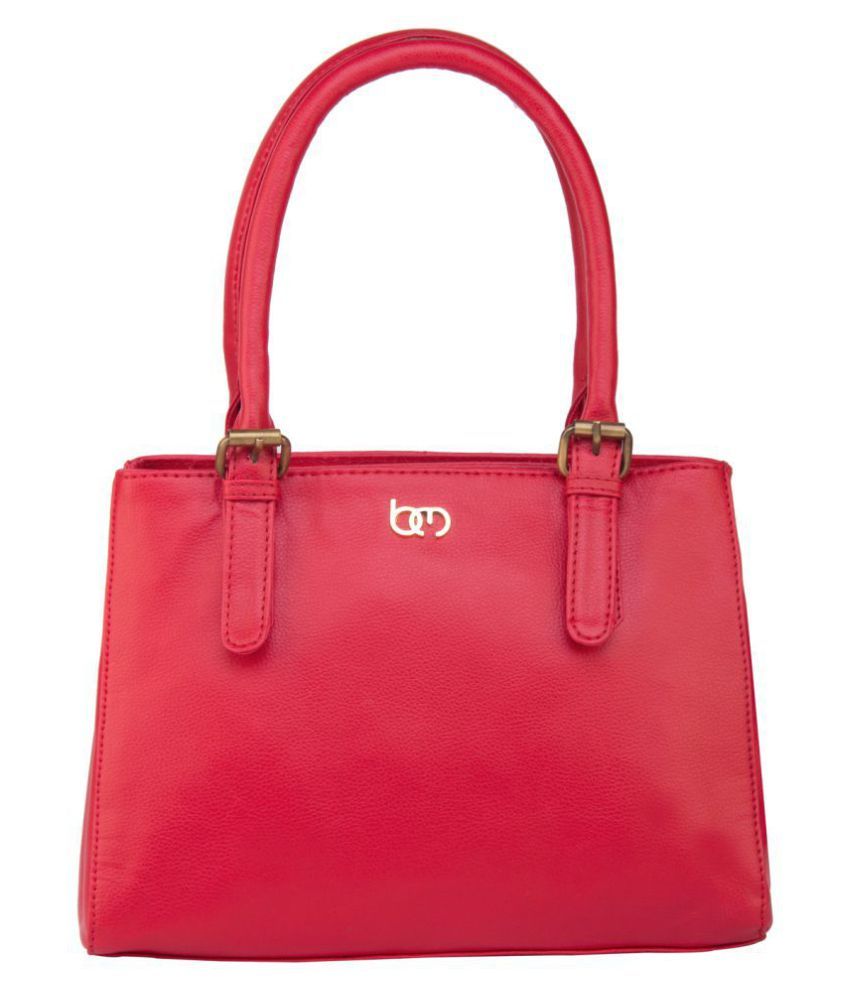 Bagsy Malone Red Faux Leather Shoulder Bag - Buy Bagsy Malone Red Faux ...