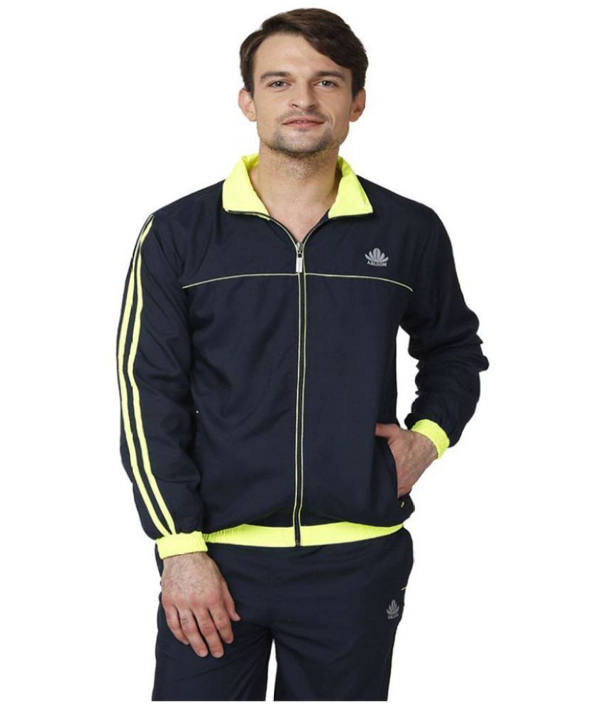 navy swoosh tracksuit