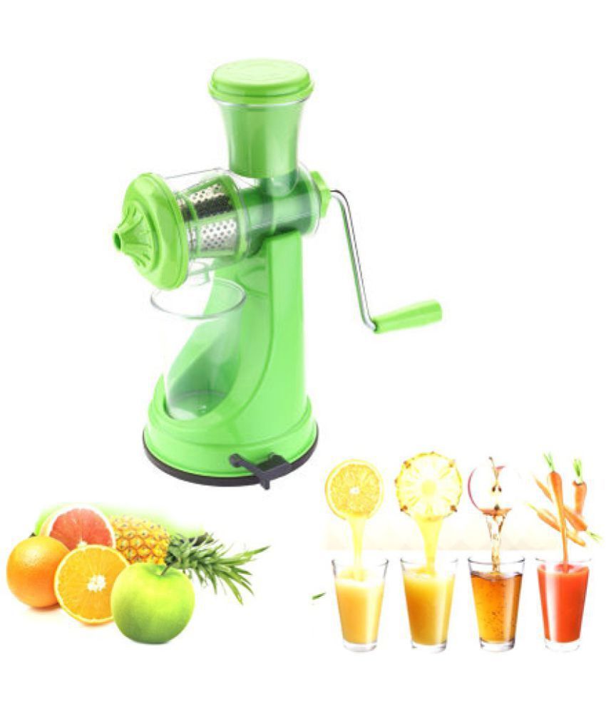 Handy vegetable and fruit juicer Light Green Manual Juicer Buy Online