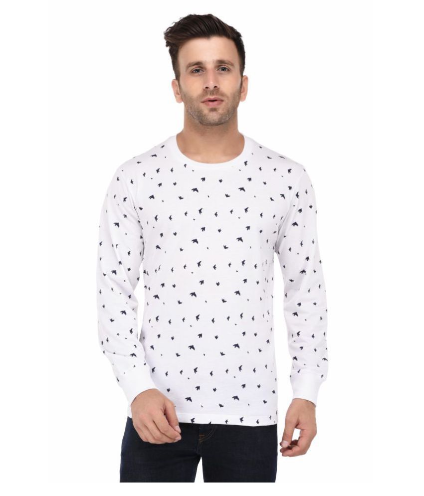 white full sleeve t shirt flipkart