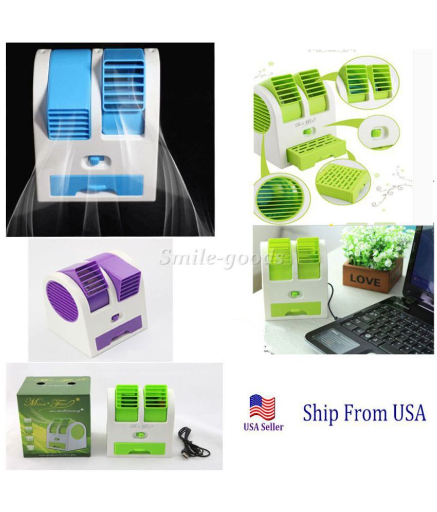 Vizio USB Mini Cooler Portable Wireless Rechargeable Mini USB Fan With