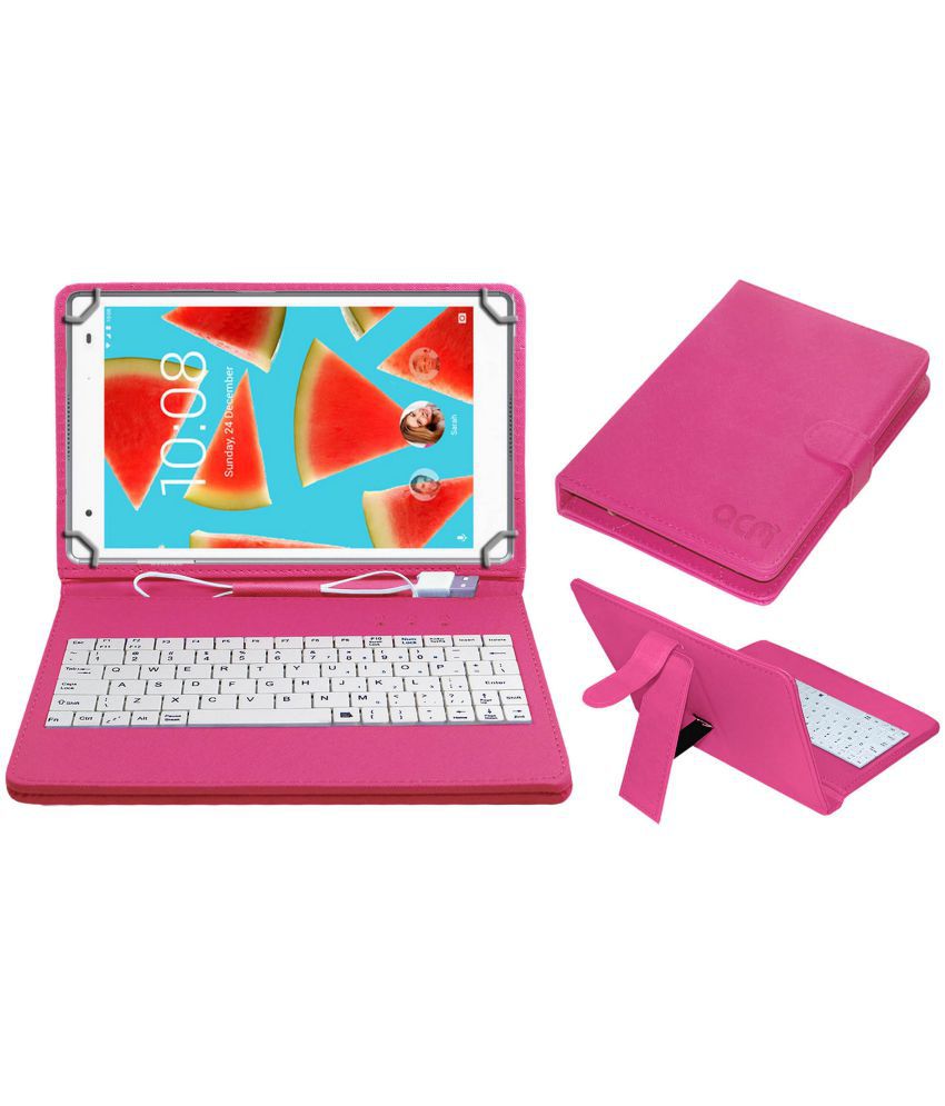 Lenovo Tab 4 8 Plus Keyboard Cover By ACM Pink - Cases & Covers Online at  Low Prices | Snapdeal India