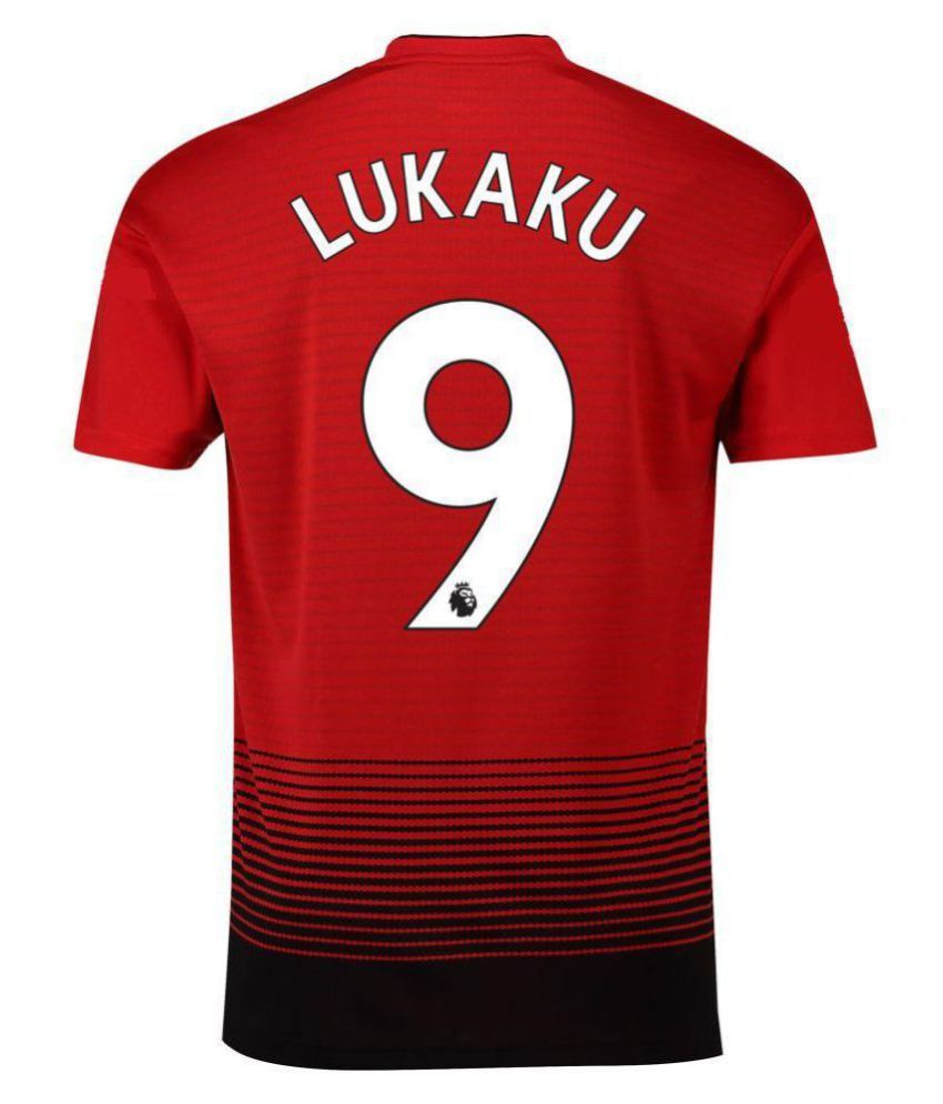 Marex Manu Home Football Jersey With Lukaku Written at Back: Buy Online