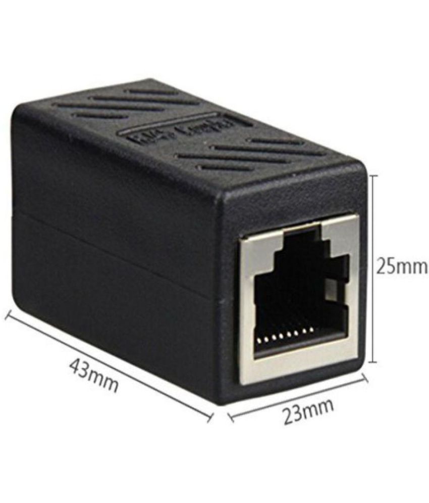 CAT6 RJ45 Female to Female Lan Connector Network Cable