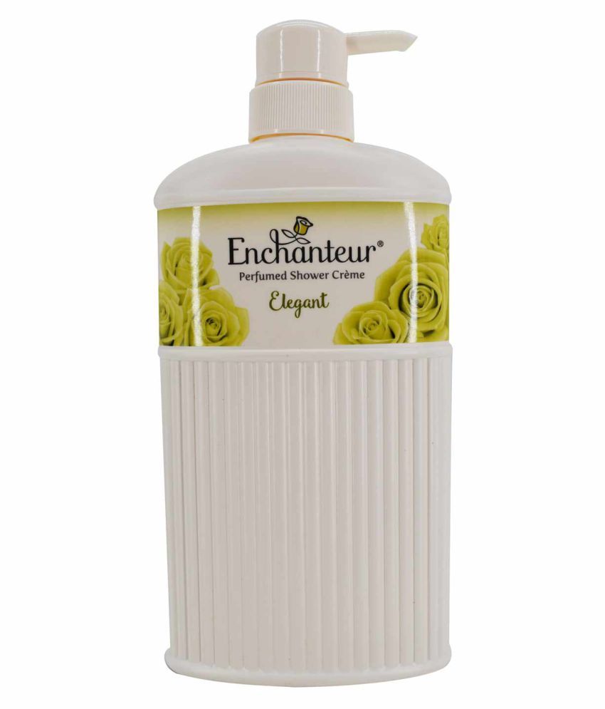 Enchanteur Perfumed Shower Crème, Elegant 600g with Free Body Lotion