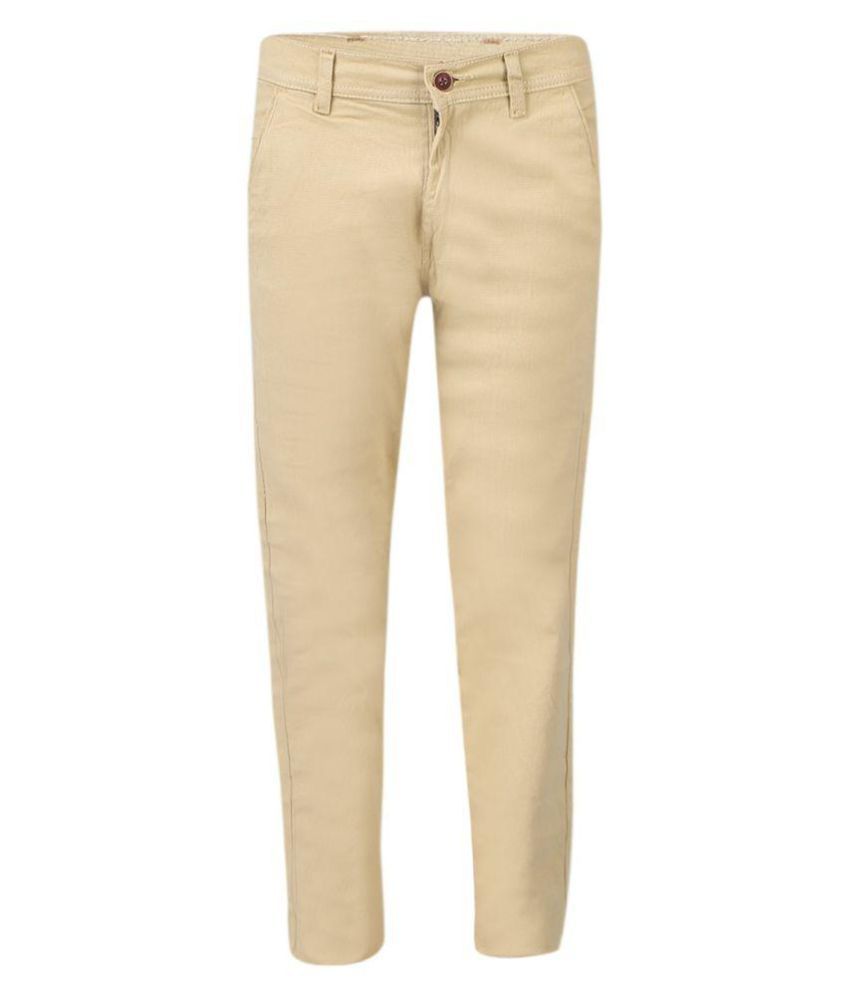 beige slim fit trousers