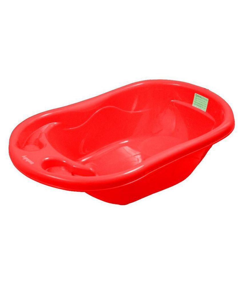Sunbaby Red Plastic Baby Bath Tub Buy Sunbaby Red Plastic Baby Bath