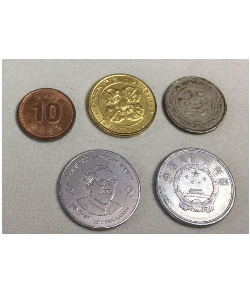 asian-continent-5-country-coin-set-bahrain-25-fils-bangladesh-2-taka