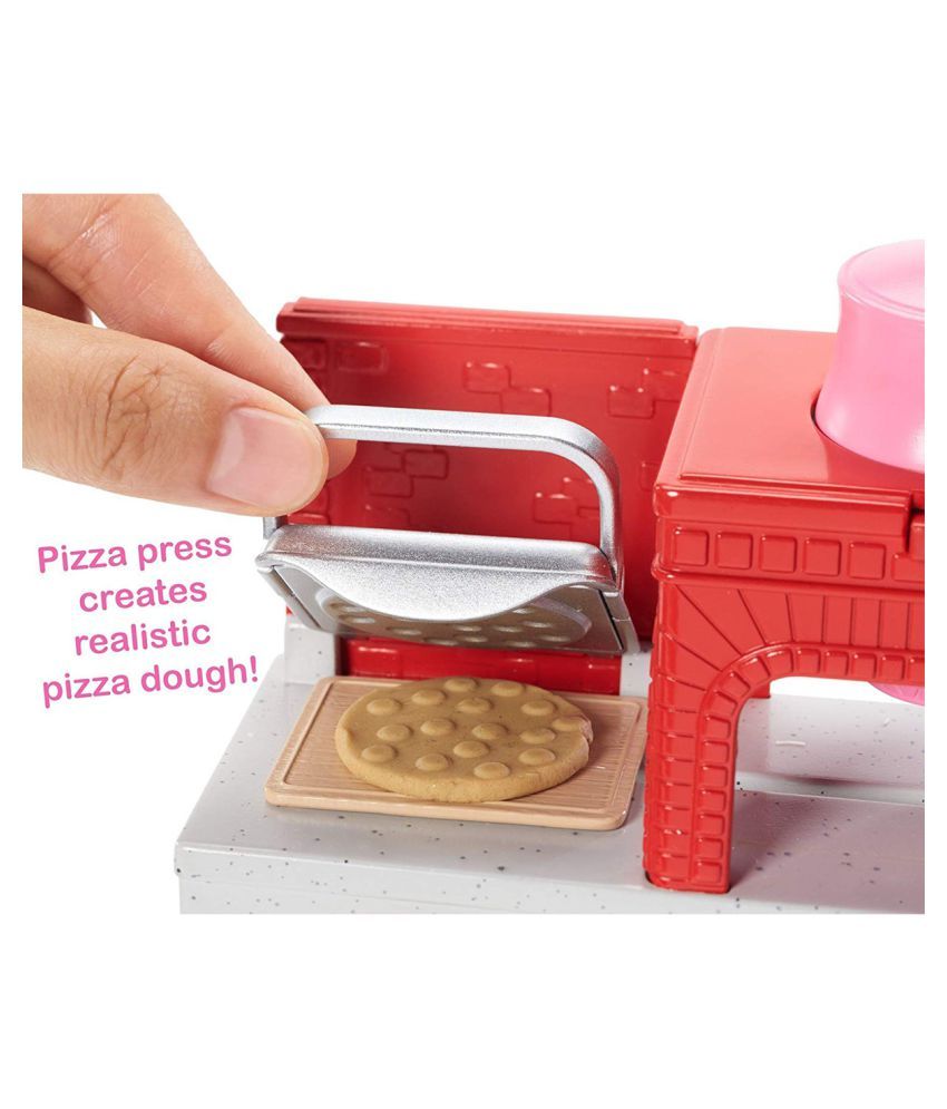 barbie pizza chef playset