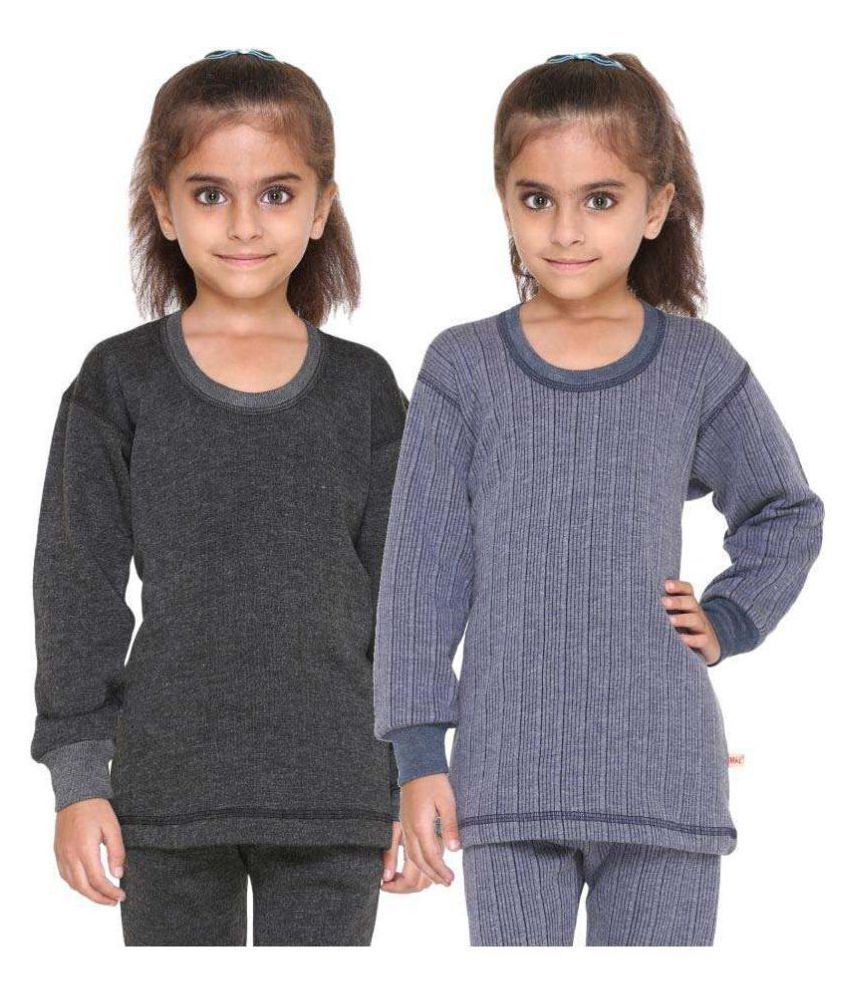     			Vimal Jonney Multicolor Thermal Blended Top Pack Of 2