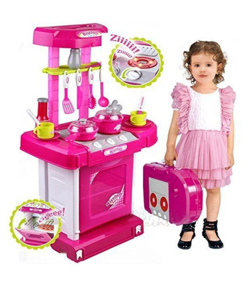 jvm luxury battery operated kitchen play set