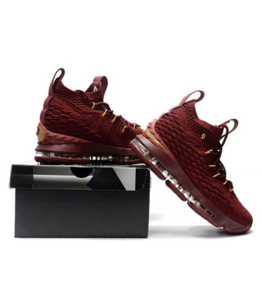 lebron shoes maroon