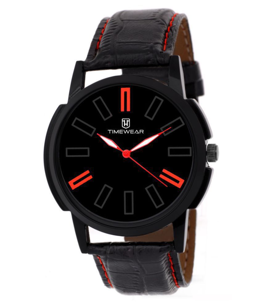     			TIMEWEAR 149BDTG Leather Analog Men's Watch