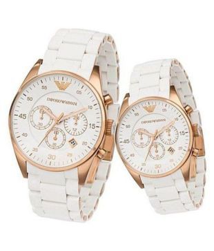 armani couple watch set