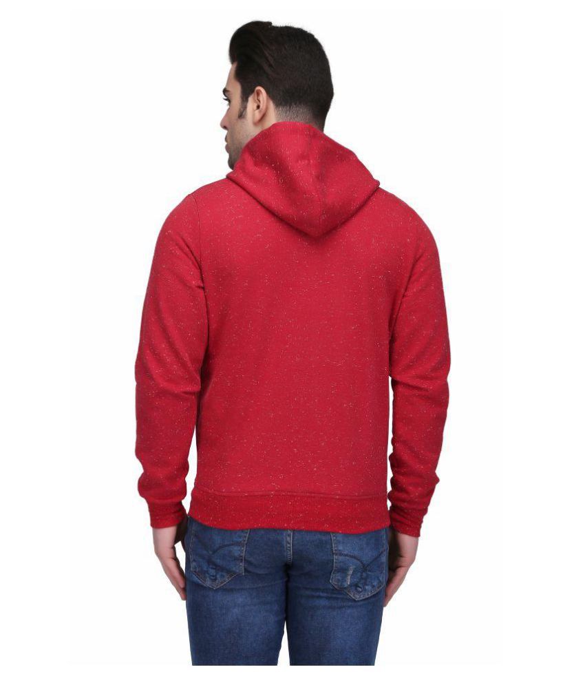 Be-Beu Maroon Hooded Sweatshirt - Buy Be-Beu Maroon Hooded Sweatshirt ...