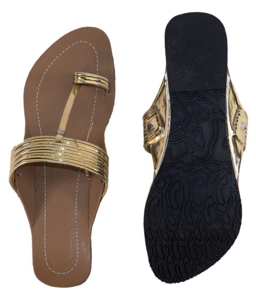 gold flats open toe