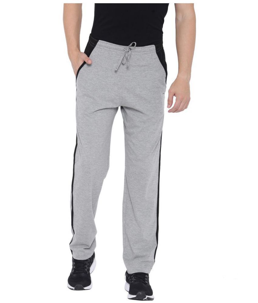 Neva Grey Cotton Trackpants - Buy Neva Grey Cotton Trackpants Online at ...