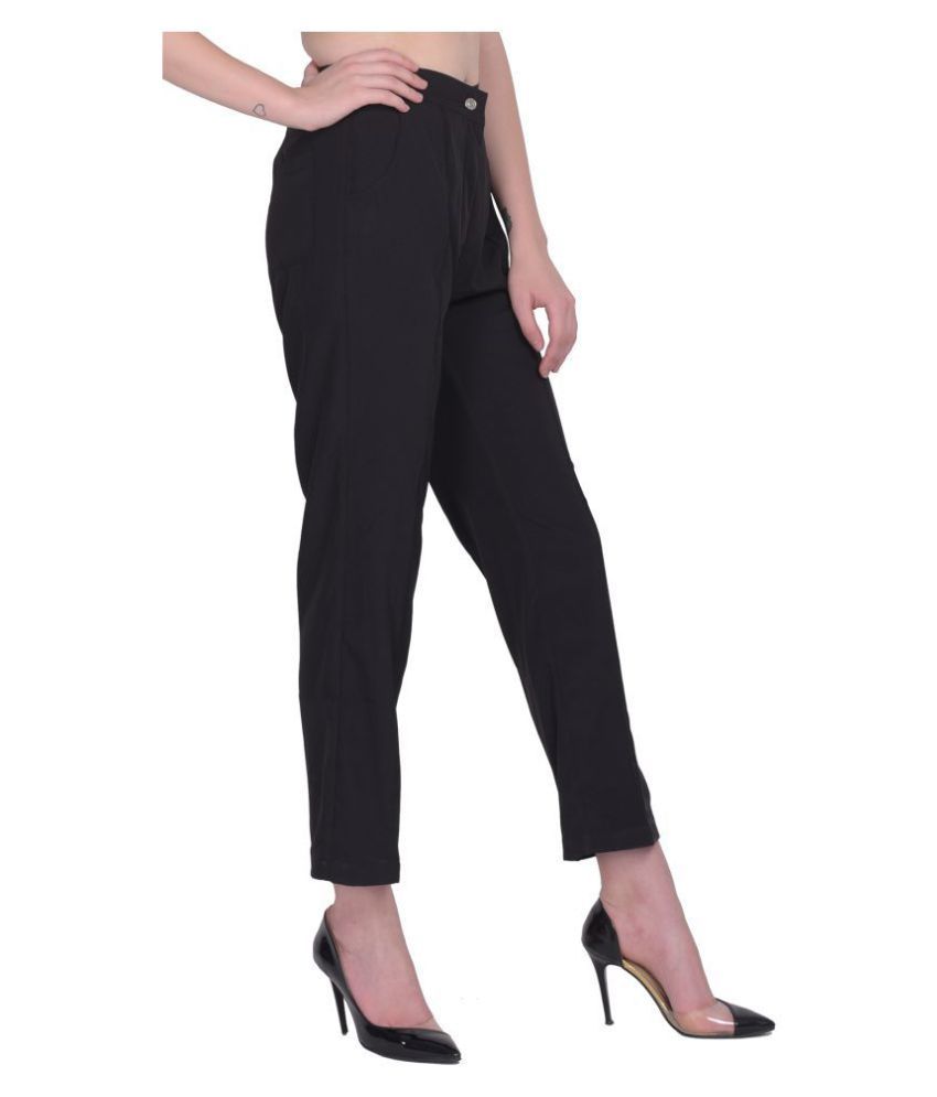 Buy Peppytone Poly Crepe Formal Pants Online at Best Prices in India ...