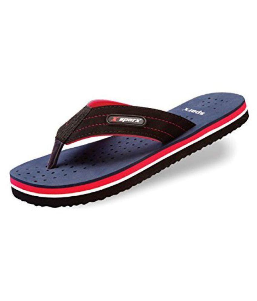 sparx men black flipflop