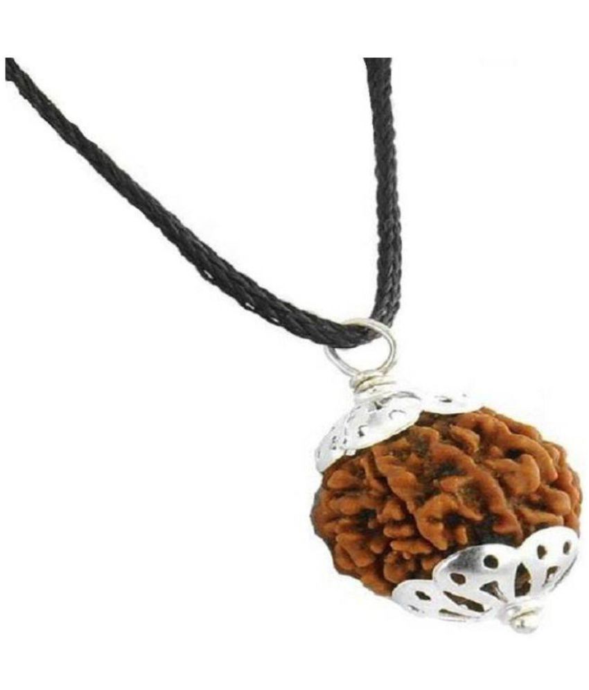     			11 Mukhi Nepali Rudraksha Silver Cap