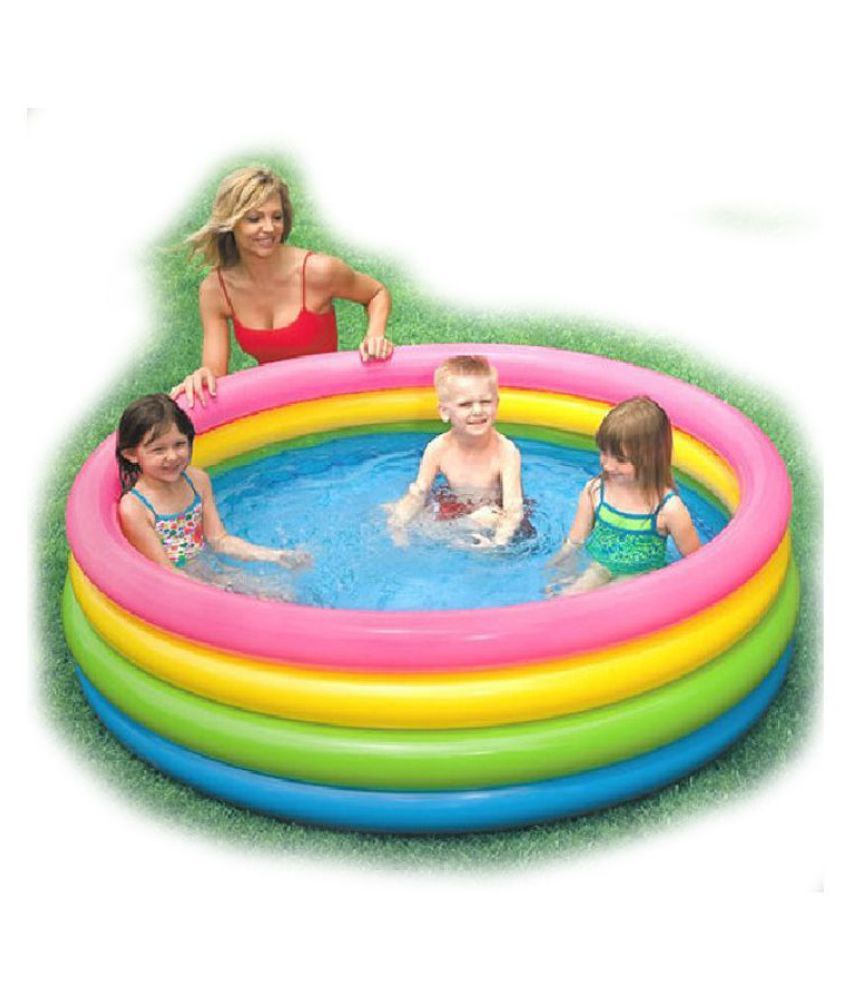     			Intex Inflatable 3 Feet Baby Swimming Pool/Bath Tub.
