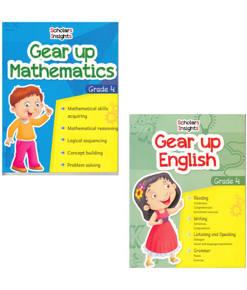     			Scholars Insights Gear Up English & Maths Grade 4 (Set of 2)