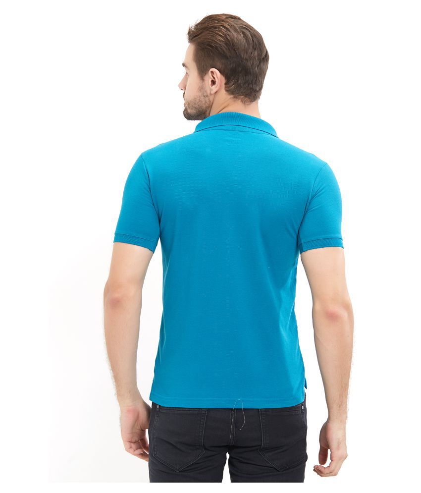 teal polo t shirt