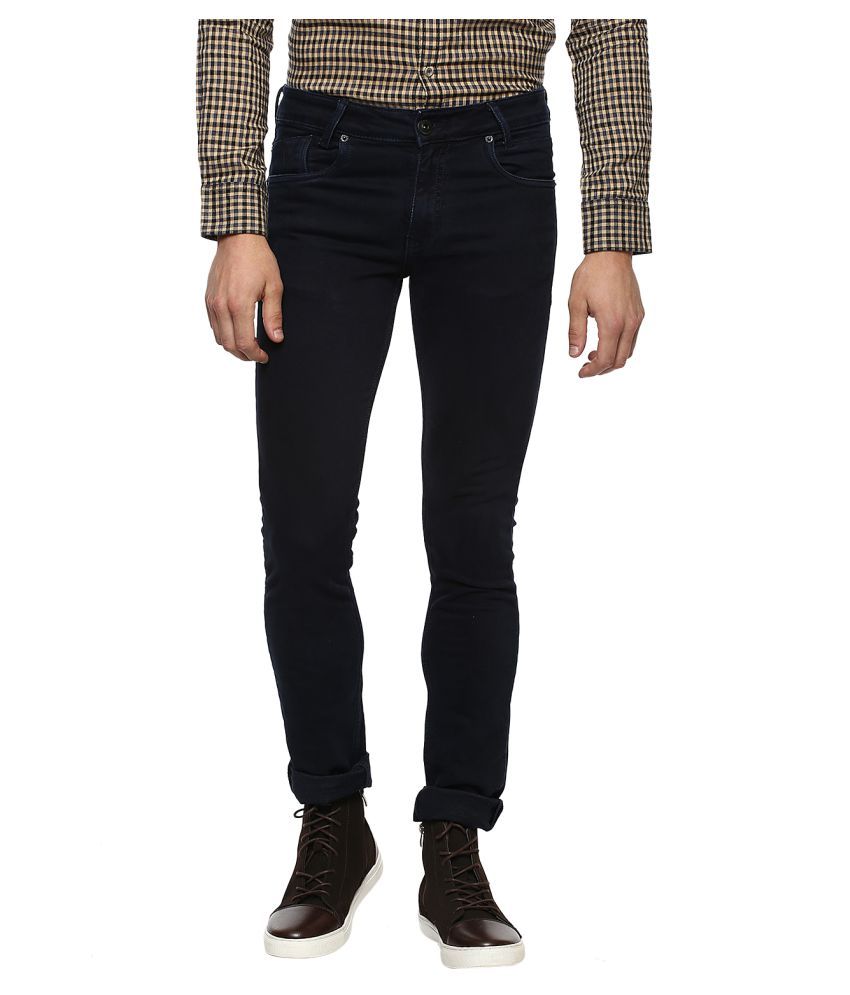 navy blue slim fit dickies