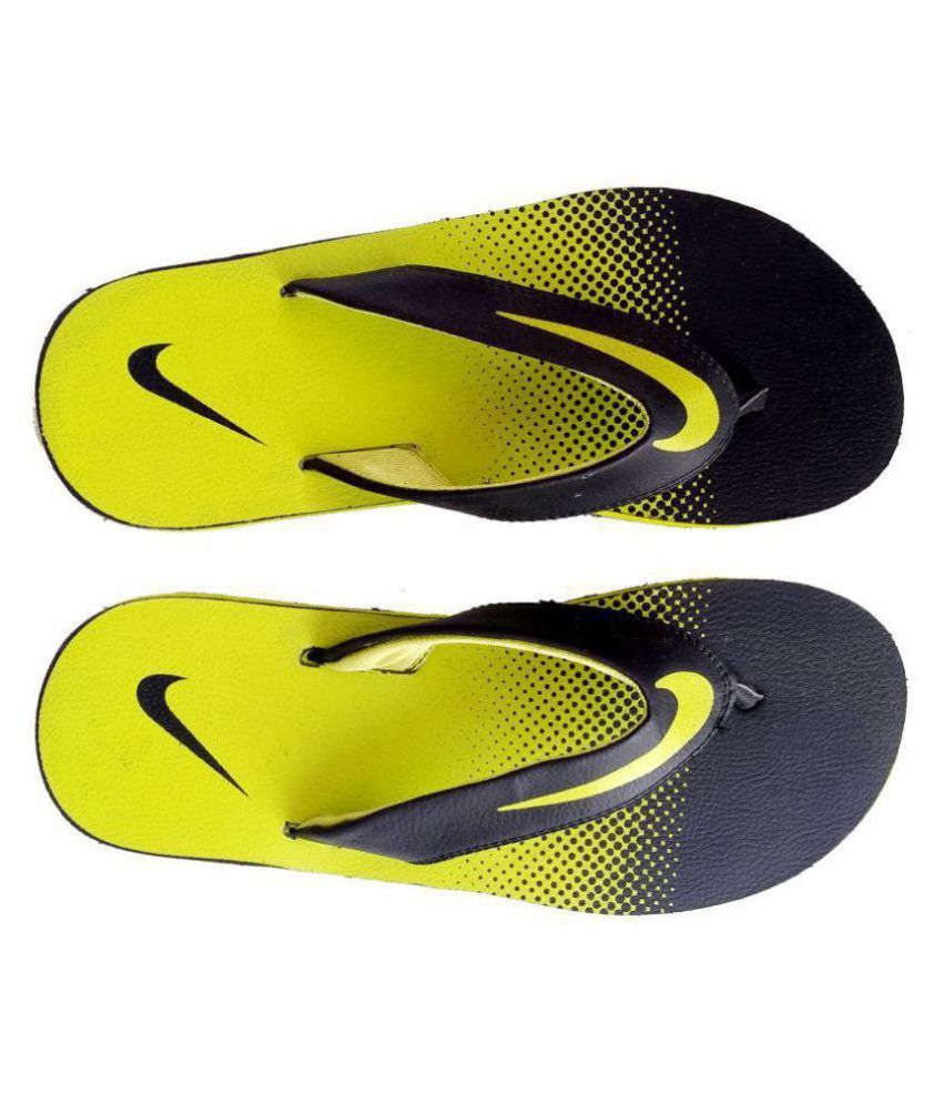 nike green thong flip flop