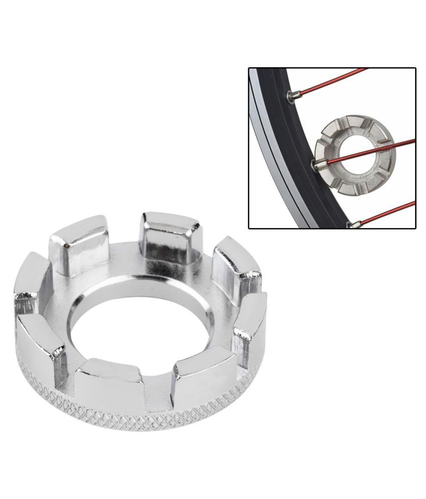 Mini Cycle Spoke Nipple Key Bike Wheel Rim 8 Way Wrench Spanner Repair