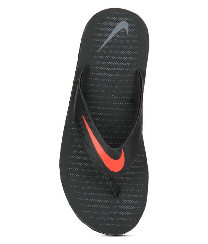 nike black thong flip flop