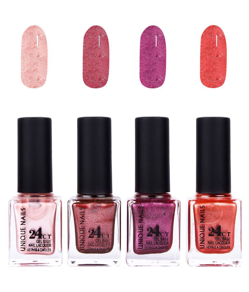unique nails Nail Polish 24 Cet Gel Base Nail Lacquer Matte Pack of 4 mL Buy unique nails Nail