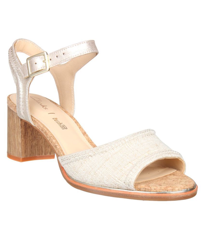 clarks block heels