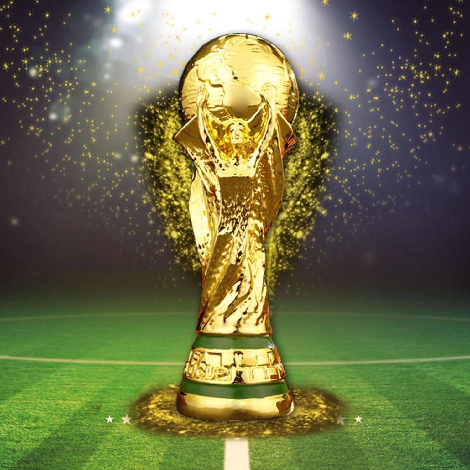 World Cup Football Trophy Resin Replica Trophy Model Soccer Fan 