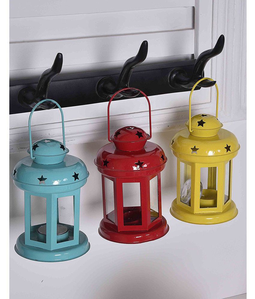 Heaven Decor Table top candle holder Hanging Lanterns 15 - Pack of 3
