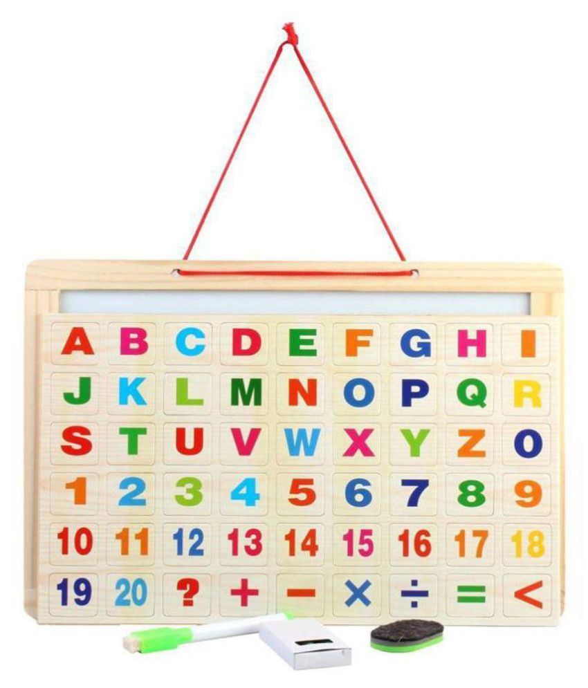 magnetic slate with alphabets