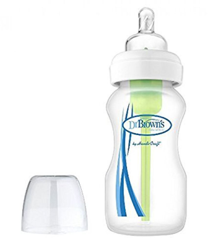 Dr Browns Options 9oz 270ml Wide Neck Feeding Bottle with Level 1