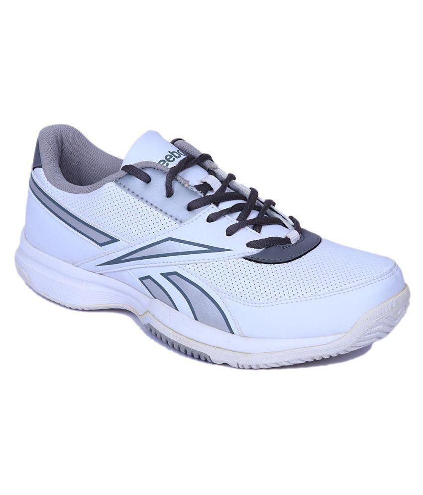 Reebok Overhead Smash White/ Silver Running Shoes - Buy Reebok Overhead ...