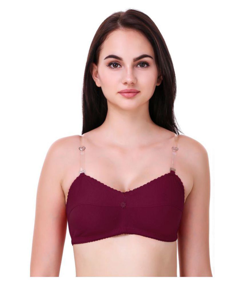 Buy Hothy Cotton Lycra T Shirt Bra Multi Color Online At Best Prices In India Snapdeal 5533