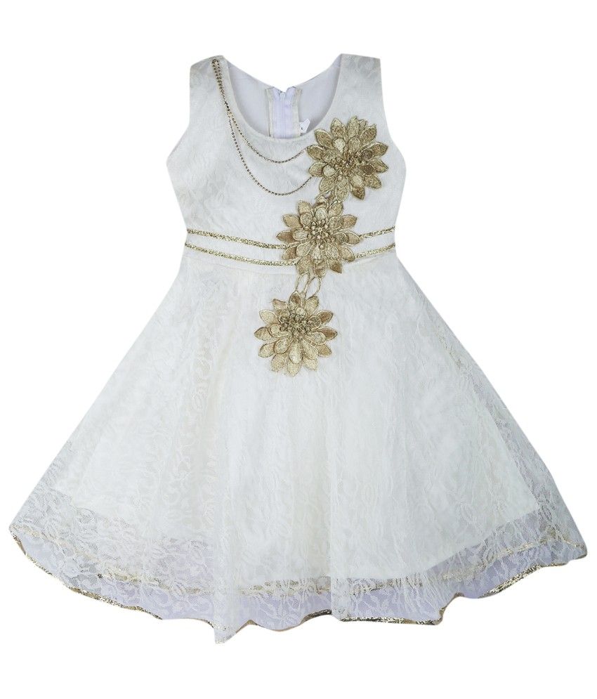 white net long frock