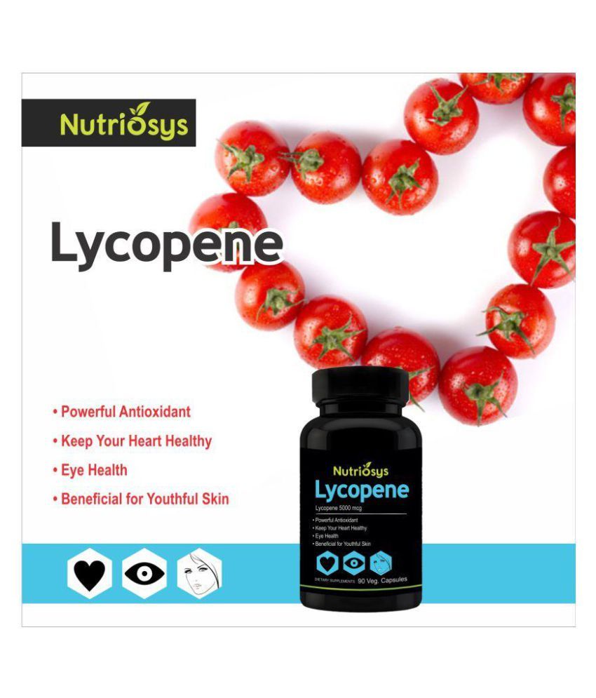 Nutriosys Lycopene with Multivitamins 5000mcg Pack of 2 Capsule 180