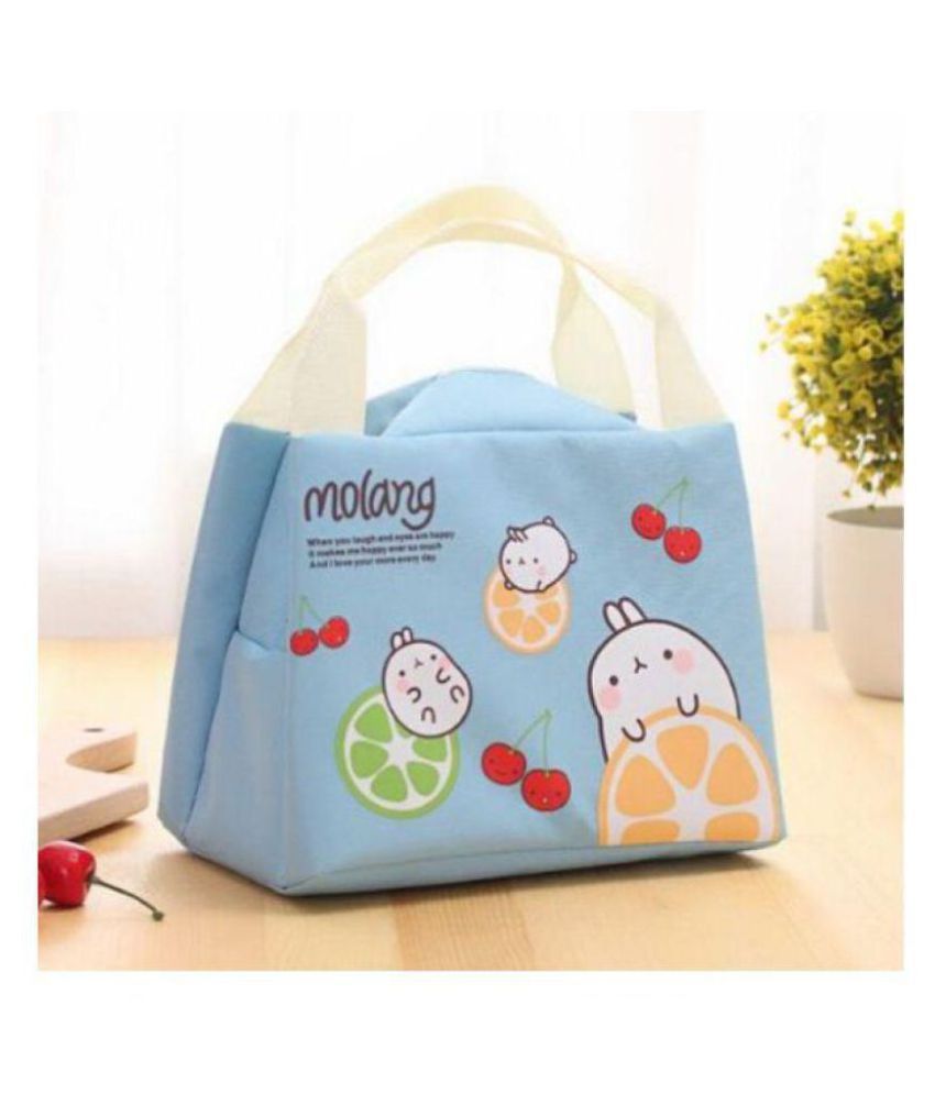 baby blue lunch bag