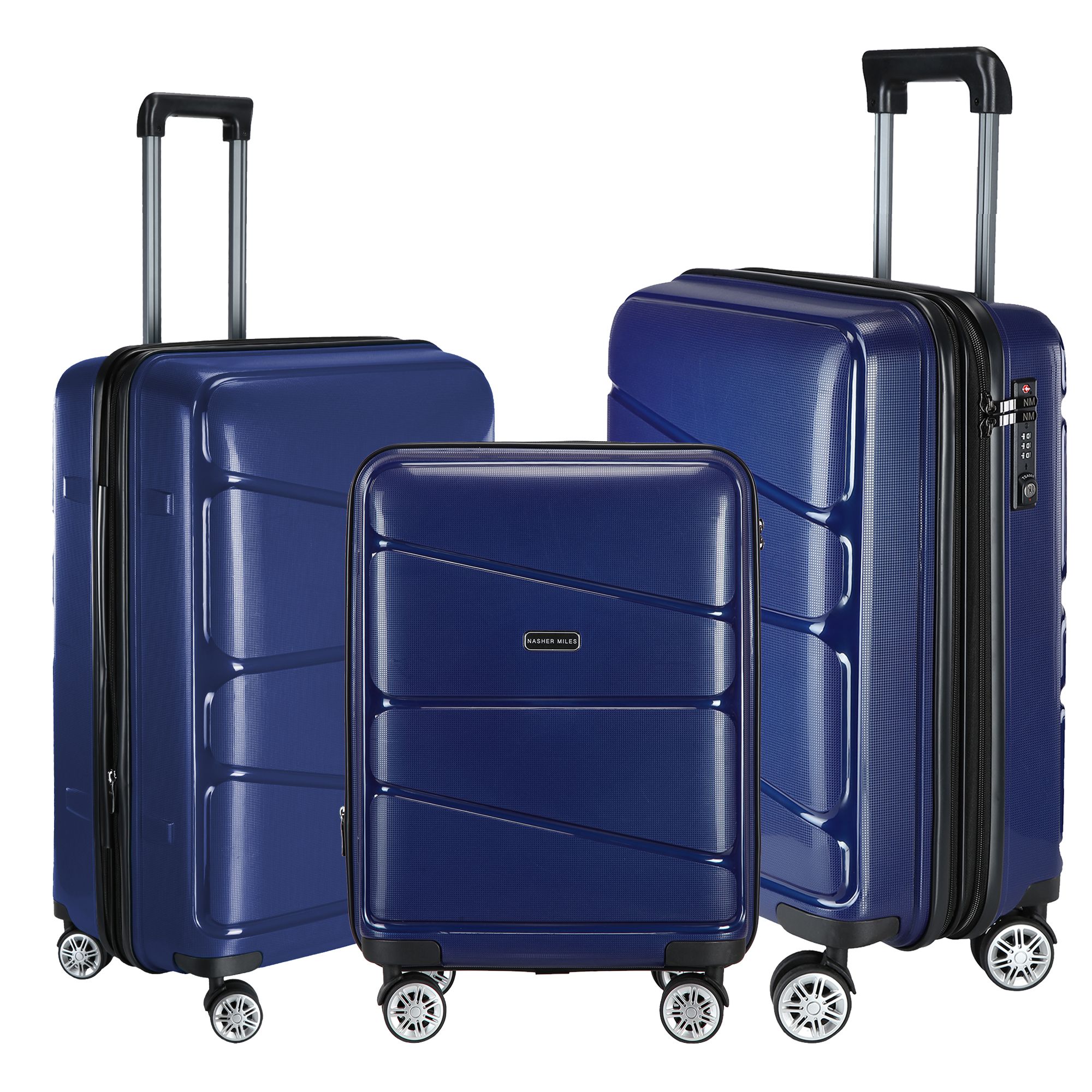 Nasher Miles Blue L(Above 70cm) Check-in Hard NM H8011 Luggage - Buy ...