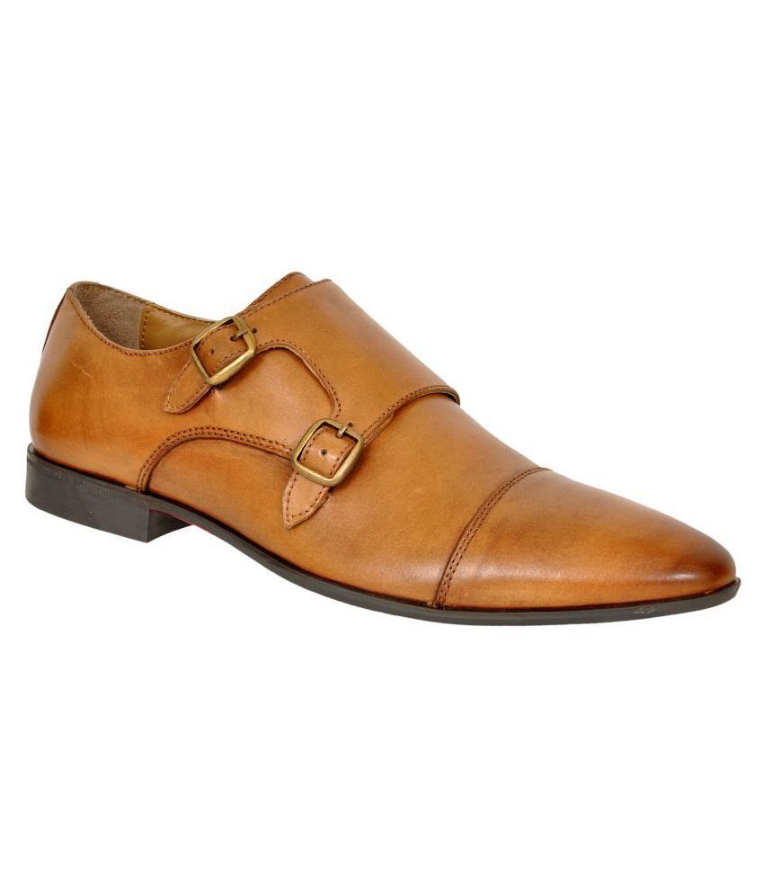 allen cooper tan formal shoes
