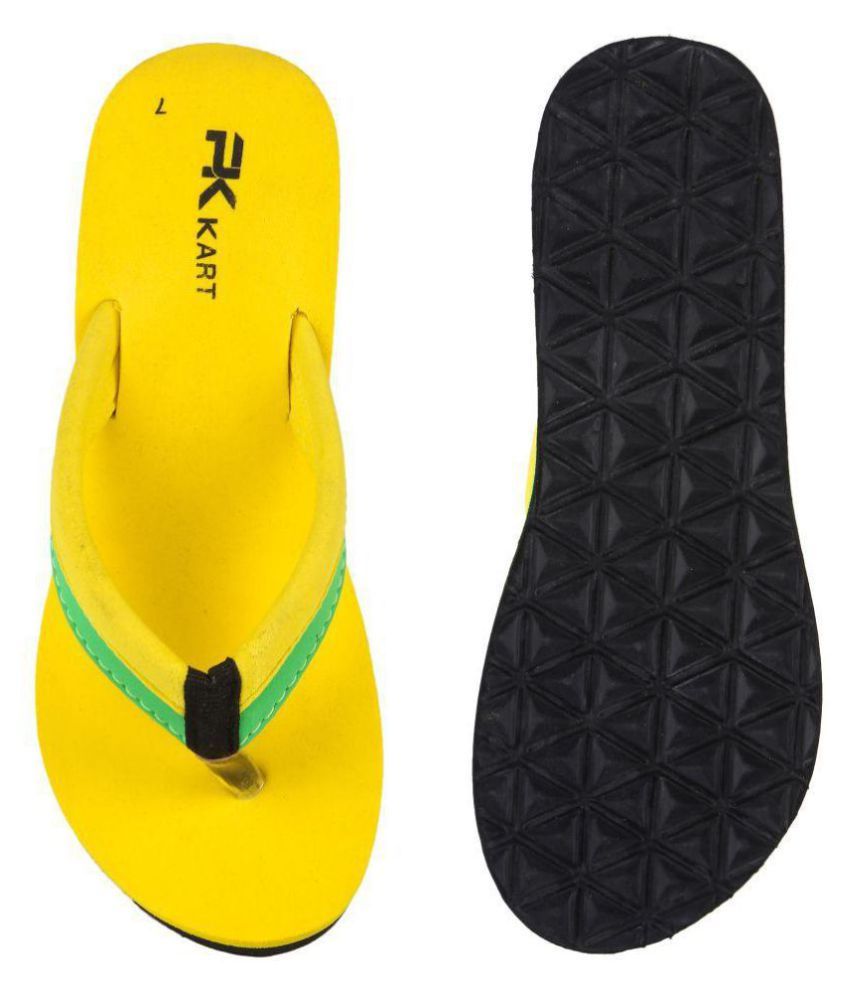 mens yellow slippers
