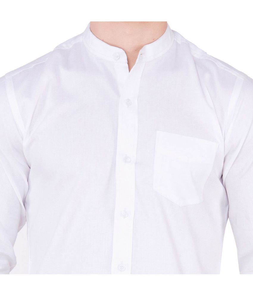 Waggle White Slim Fit Shirt - Buy Waggle White Slim Fit Shirt Online at ...