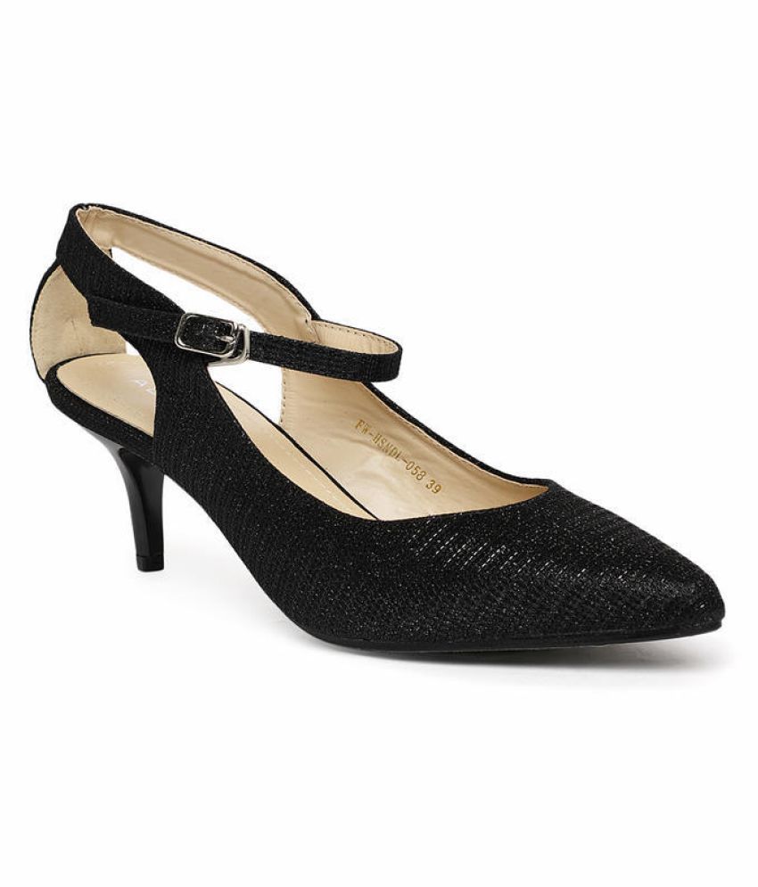 Addons Black Cone Heels Price in India- Buy Addons Black Cone Heels Online at Snapdeal