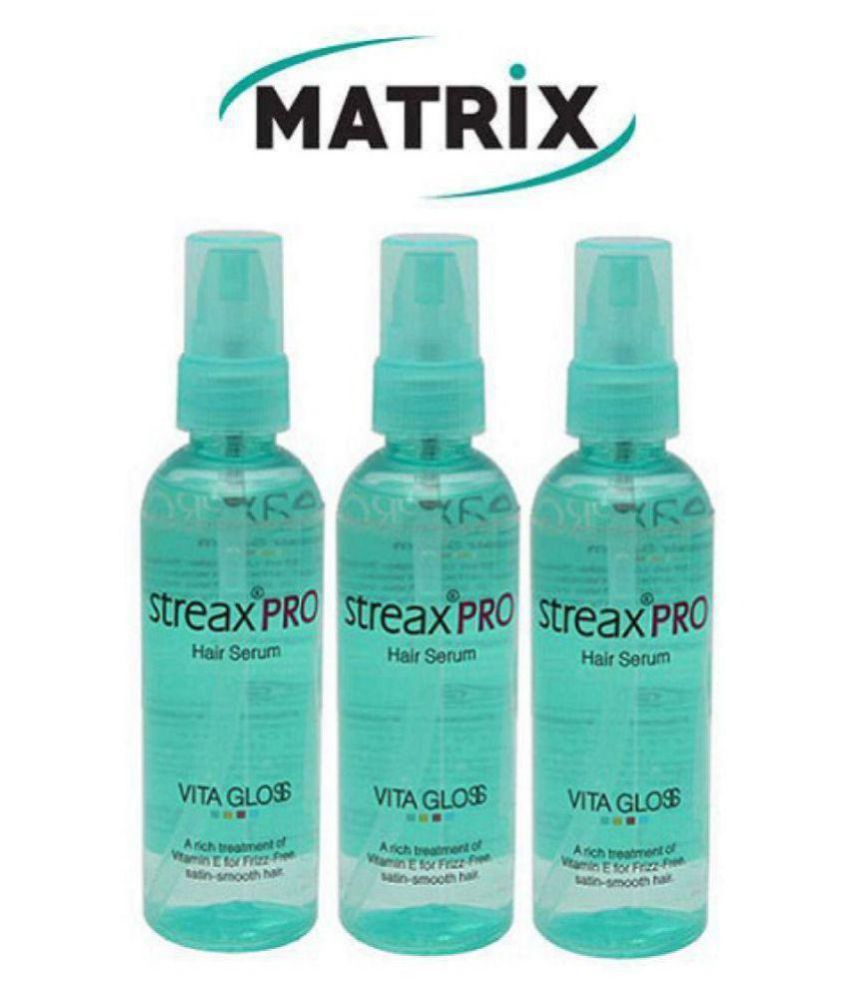 Streax Pro Vita Gloss Hair Serum 300 ml Pack of 3: Buy Streax Pro Vita  Gloss Hair Serum 300 ml Pack of 3 at Best Prices in India - Snapdeal